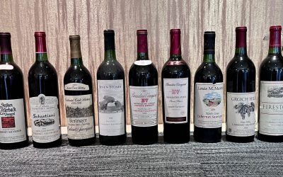 Tasting 50 year old California Cabernets